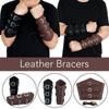 1PC Cosplay Props Arm Guard Buckle Bracers Viking Bracer Armband Gauntlet Wristband