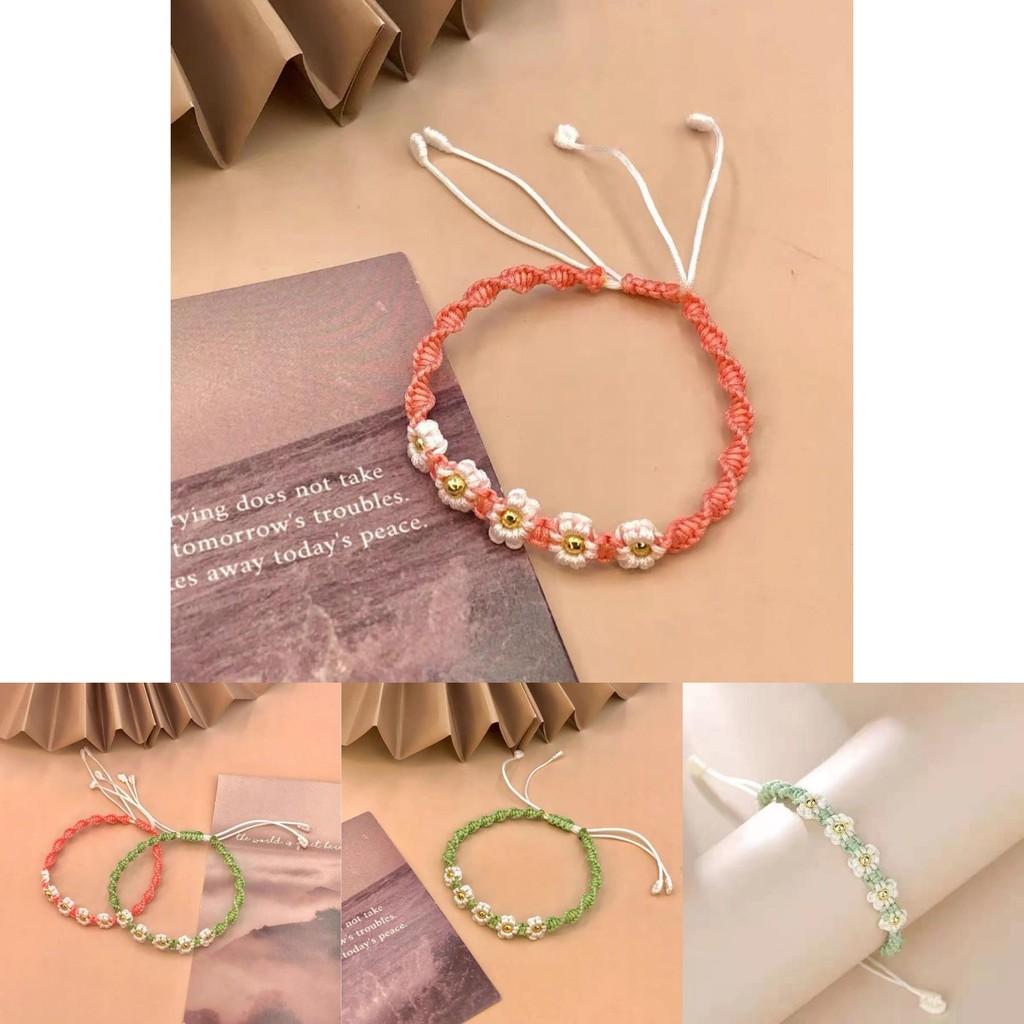 Bohemian Handcrafted Daisy Bracelet Romantic Gift For Couples And Friends