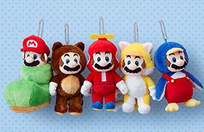 Super Mario Mascot Ball Chain Plush Toy Propeller Mario Nintendo TOKYO Exclusive Power-Up