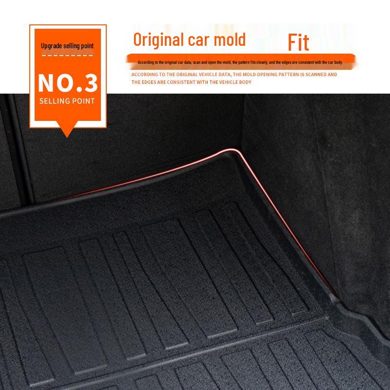 Volkswagen Teramont X/Viloran/Lanyue TPE Коврик в багажник - Водонепроницаемый, Без запаха, Износостойкий, Экологичный, Устойчивый к царапинам.