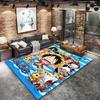 Ковер с изображением Монки Д. Луффи из One Piece для гостиной, спальни, дома, украшение дивана, нескользящий коврик для детских игр