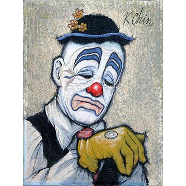 DIY 5D Diamond Painting Sad Clown Diamond Mosaic Cross Stitch Kits Home Decoration Full Round Diamond Embroidery