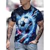 Men Summer Sportwear T-shirts O Neck Short Sleeve 3d Printed T Shirt Casual Breathable Tops