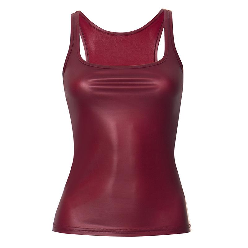 Spring 2025 Women's Versatile Square Neck Vest - European & American Street Style