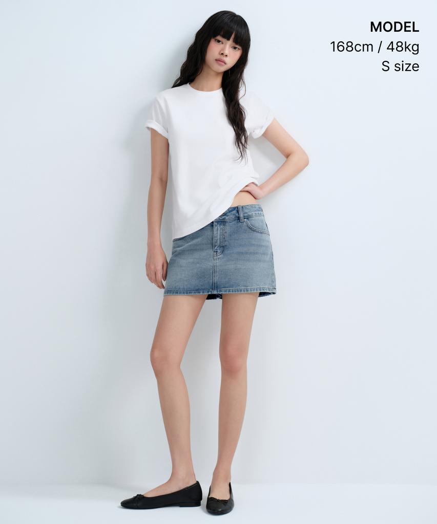 MUSINSA STANDARD WOMAN Женская базовая футболка с круглым вырезом, 3 шт.
