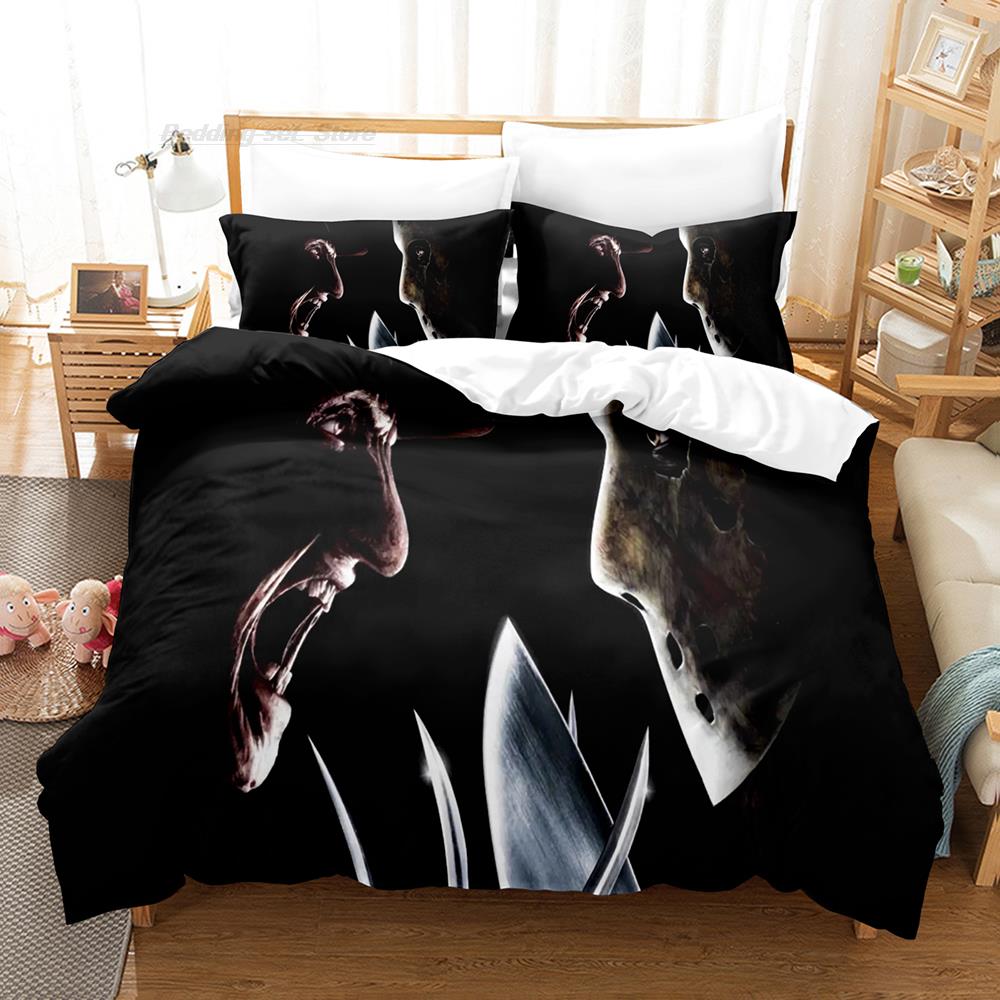 Chucky Bedding Set Single Twin Full Queen King Size Bed Set Aldult Kid Bedroom Duvetcover Sets 3D Halloween
