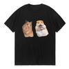 Funny Screaming Hamster T-Shirt  Rodent Cavy Lovers Gift Men Women Tee Shirts Summer Cotton TShirt Autumn and Winter Innerwear