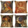 Домашний Декор Ар-нуво Наволочки с узором из женщин Узорчатая наволочка Подходит для дивана Спальни Автомобиля Наволочка