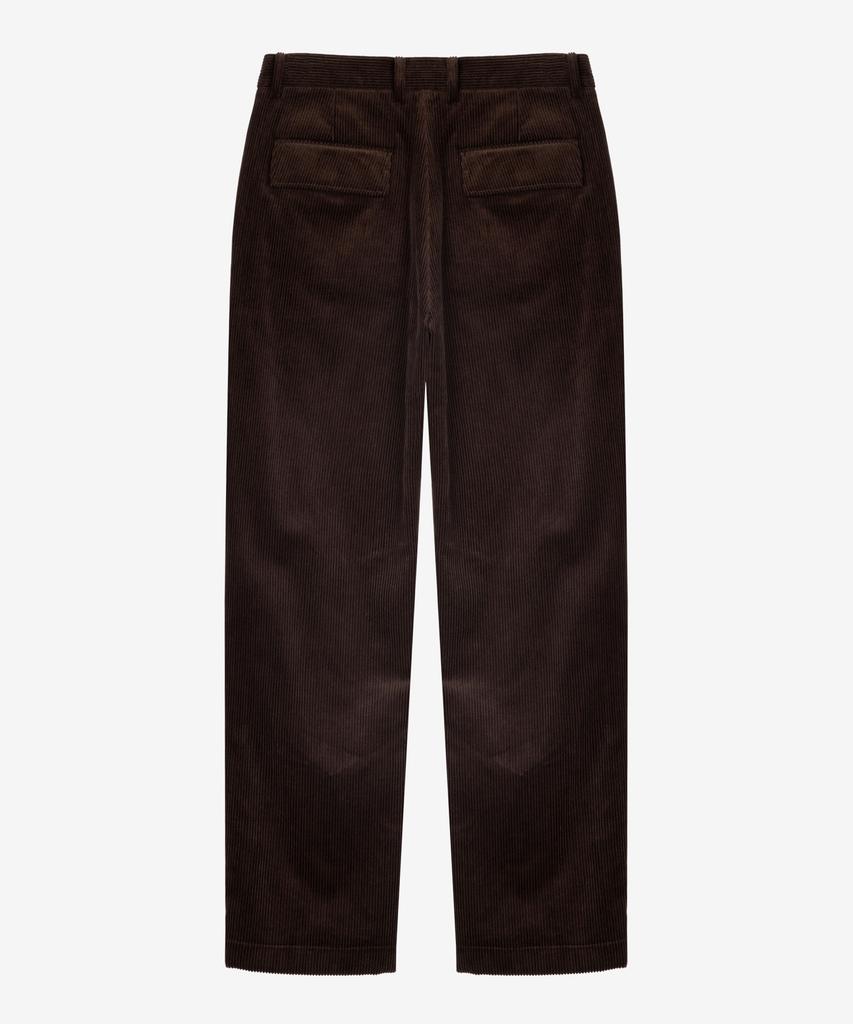 MINDBRIDGE Relaxed Fit Single-Pleat Corduroy Pants - 2 Colors