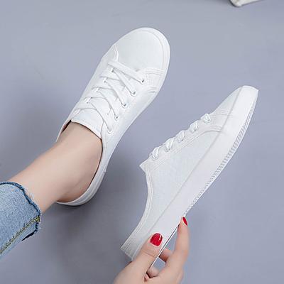 Женские парусиновые туфли повседневные 2024 балетки на шнуровке женские кроссовки неглубокие женские удобная обувь женская для ходьбы осенняя обувь uio8