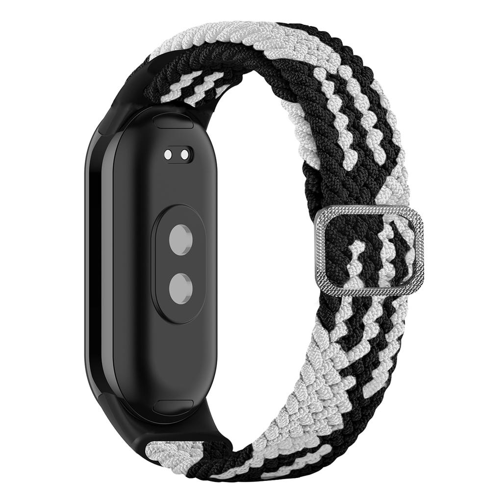 For Xiaomi Smart Band 9 NFC/9/8 NFC/8 Stretchy Nylon Watch Band Adjustable Braided Sport Strap