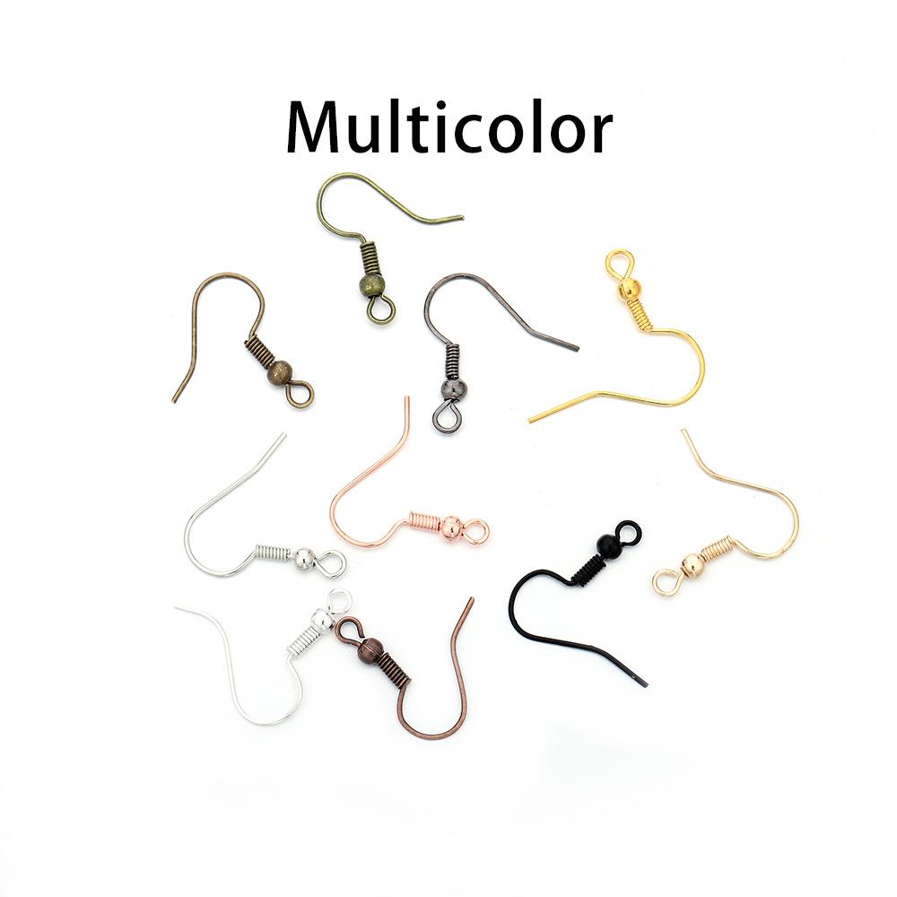 100-200pcs/lot 20x17mm Earring Findings Ear Clasps Hooks For DIY Jewelry Making Accessories Iron Hook Ear wire Jewelry Supplies