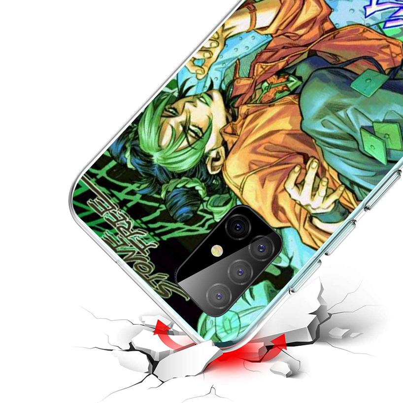 Чехол для телефона JoJo's Bizarre Adventure Джолин Куджо для Samsung Galaxy A12 A22 A32 A52 A72 A02S Чехол для телефона Note 20 Ultra 10 S10