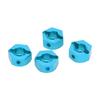 4 шт. 12 мм шестигранные ступицы колес гайки алюминиевый сплав высокая точность RC колесо шестигранные ступицы приводной адаптер для 110