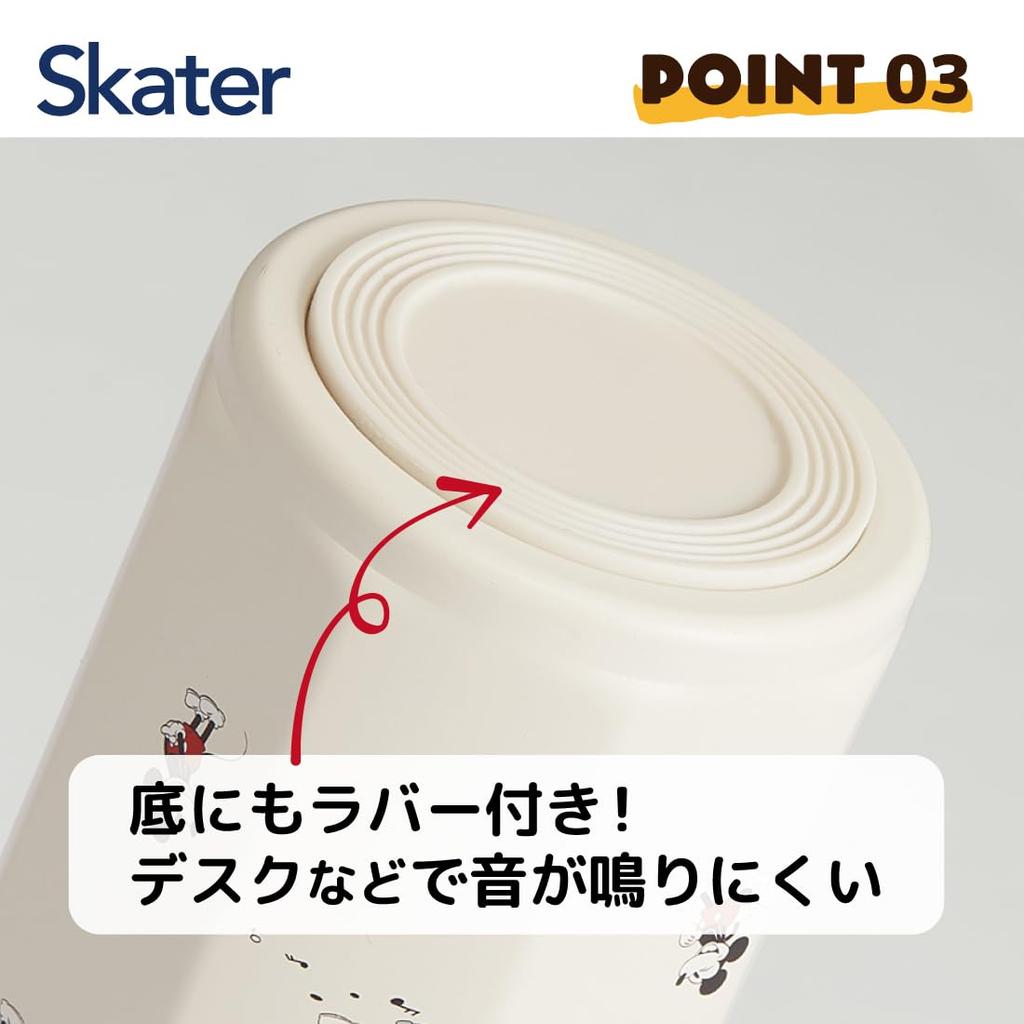 Skater Кружка-бутылка из нержавеющей стали 500 мл Легко держать Восьмиугольная Изолированная Бутылка для воды Дисней Микки Маус STO5-A