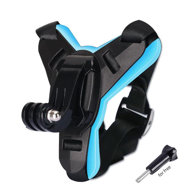 1 шт. Базовый держатель-крепление для Gopro Hero 10 9 8 6 5, крепление на подбородок шлема для полного лица, аксессуары для экшн-камеры на мотоцикл