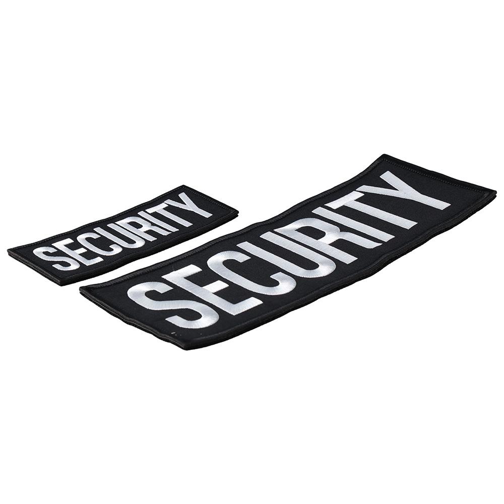 2 Pack Large Security Vest Small Security Badge Officer Patch Security Patches  Jacket