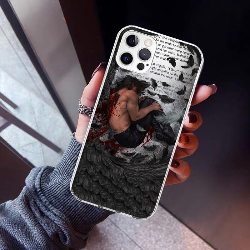 A Court Of Mist And Fury Phone Case For iPhone 17 Air 11 13 Mini 14 15 Plus 16 12 Pro Max 16E SE 7 8 Pattern Soft TPU Back Cover