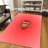 Arsenal Football Club3 Flannel Pattern Square Carpet,Area Rug,Carpet Rug for Living Room Bedroom Sofa Playroom Decor,Non-slip Floor Mat