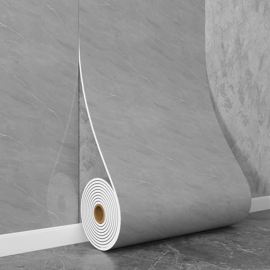 Самоклеящаяся водостойкая настенная наклейка под мрамор для ванной комнаты, гостиной, кухни и ТВ-зоны.