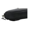 Prada Brand logo zipper closure nylon waist bag men's black