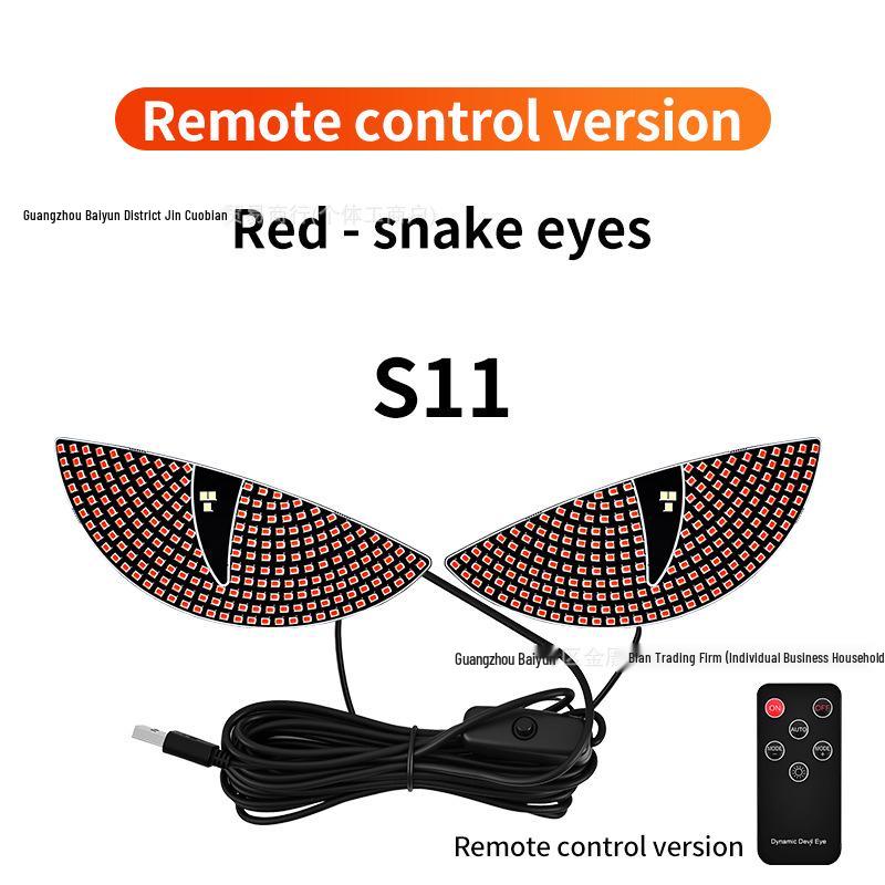 Cross-Border LED Rear Windshield Expression Light with Remote Control