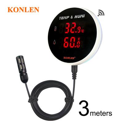 Tuya WIFI гигрометр термометр датчик температуры и влажности с 3-метровым внешним зондом Smart Life цифровой монитор удаленная сигнализация