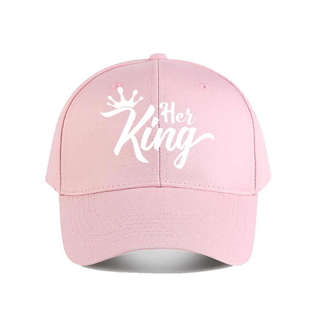 Her King Crown Vinyl Sticker Car Decor Baseball Cap Fashion Unisex Sunhat Womens Outdoor Sports Snapback Cap