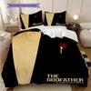 Godfather Legacy Years Power Bedding (1 * duvet cover + 2 * pillowcase, without core) 2D Flat Soft and comfortable Christmas birthday gift Bedding set
