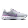 Nike React Infinity Run Flyknit 3 Grey Rush Fuchsia Женские кроссовки Бело-синий оттенок DZ3016-100