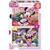 Puzzle 2 X 20 Pieces : Disney : Minnie