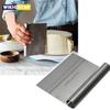 Stainless Steel Dough Scraper Cutter Baking Pastry Spatulas Pizza Dough Scraper Cutter Cake Cutting Tools Kitchen Accessories