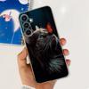For Samsung Galaxy A24 4G Case Fashion Blue Butterfly Clear TPU Bumper Soft Fundas For Samsung A24 4G A 24 GalaxyA24 Phone Cover