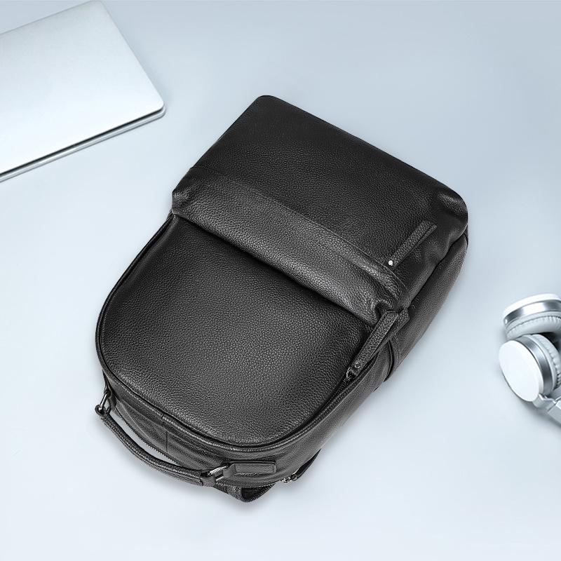 Рюкзак из натуральной кожи Рюкзак из натуральной кожи Повседневный мужской дорожный рюкзак Сумка