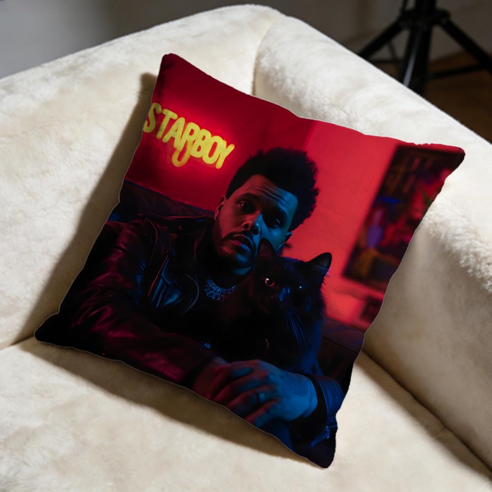 Горячая Подушка The Weeknd Мягкая Декоративная Наволочка Подходит для Спальни Дивана Автомобиля Путешествий