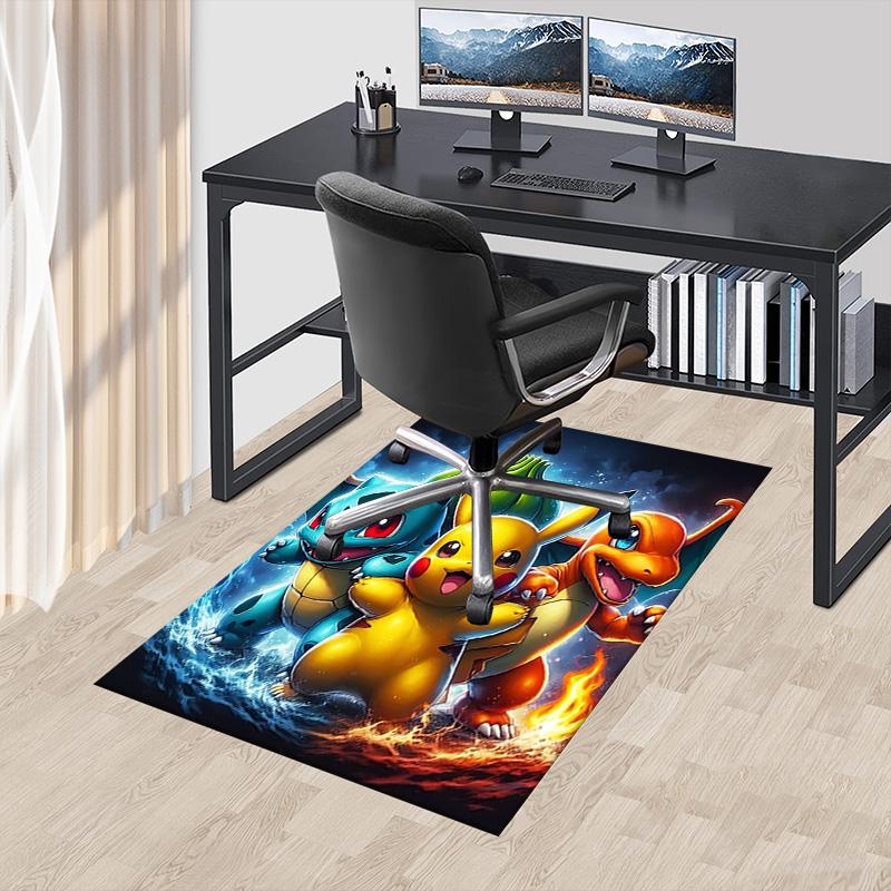 Pokmon Adventure Carpet For Playroom Bedroom Living Room Sofa Home Decorkids Game Area Rug Nonslip Floor Mat