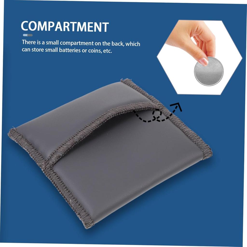 Smooth Hearing Aid Storage Pouch Small Protective Bag for Hearing Aids Earphones and Accessories Lightweight and Dust Resistant for Everyday Use