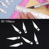 50/100Pc Engraving Blades For X-Acto Exacto Tool SK5 Graver Hobby Style DIY Wood Carving Fruit Food Craft Sculpture Cutting Tool