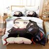 Новый аниме Kamado Nezuko пододеяльник Demon Slayer комплекты постельного белья для детей мальчиков девочек постельное белье Queen King Full Twin Single Size комплекты