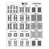 YCS Маска-ремонтник припоя Зеленое масло УФ-трафарет для BGA110 BGA200 BAG297 BGA315 BGA153 Печатная плата Жесткий диск Процессор IC Чип BGA Инструменты для реболлинга