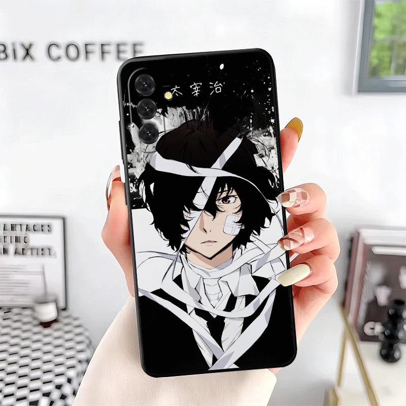 Bungo Stray Dogs Чехол для телефона Дазай Мягкий для Samsung A17 A37 A57 A16 A26 A36 A56 A15 A25 A35 A55 A14 A24 A34 A54 A13 A23 A33 A53 A