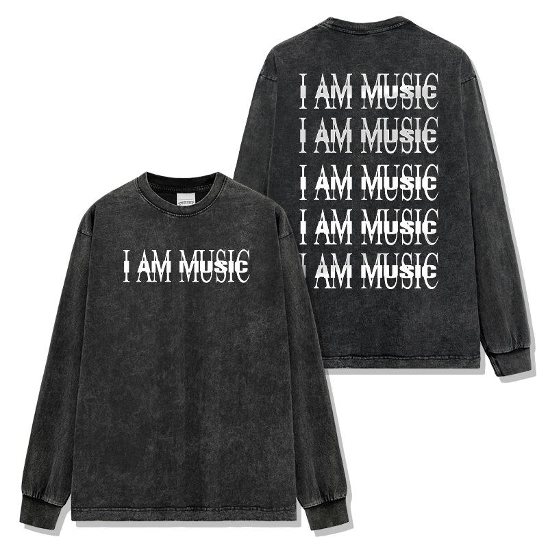 Худи с принтом Playboi Carti и комплект из выстиранной футболки