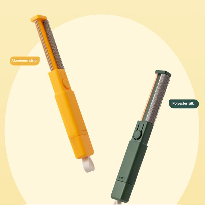 Portable Lint Removers 2-in-1 Clothes Couch Carpet Hair Removal Ball Static Electricity Brush Cat Dog Pet Hair Removal Brush