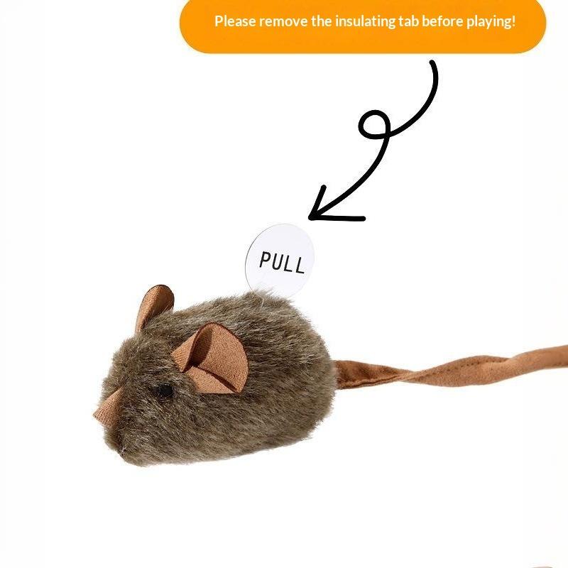 Cat Toys Simulation Mouse Vocal Rat Funny Cat Tap Sound Resistant Bite Resistant Relieve Boredom Mouse Toy