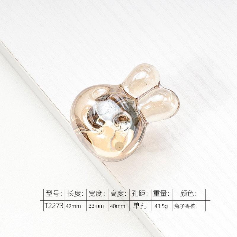 Brass Crystal Cupboard Cabinet Handle Kitchen Drawer Knobs Light Luxury Furniture Hardware Transparent Handle Home Decoration