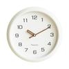 No Punch Wall Clock Living Room Modern Simplicity Cream Style Hanging Watch Dining Room Simple Wall Hanging Silent Round Clock