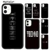 Чехол для телефона с цитатами о техно-музыке Для iPhone 17 Air 16 pro max 15 14 plus 12 13 Защитный чехол coque