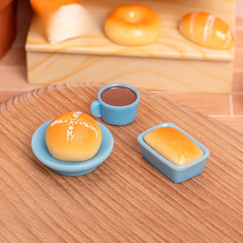 Моделирование еды Игра Реалистичный хлеб Торт Point Модель Микро-пейзаж DIY Декоративные аксессуары Миниатюрные украшения