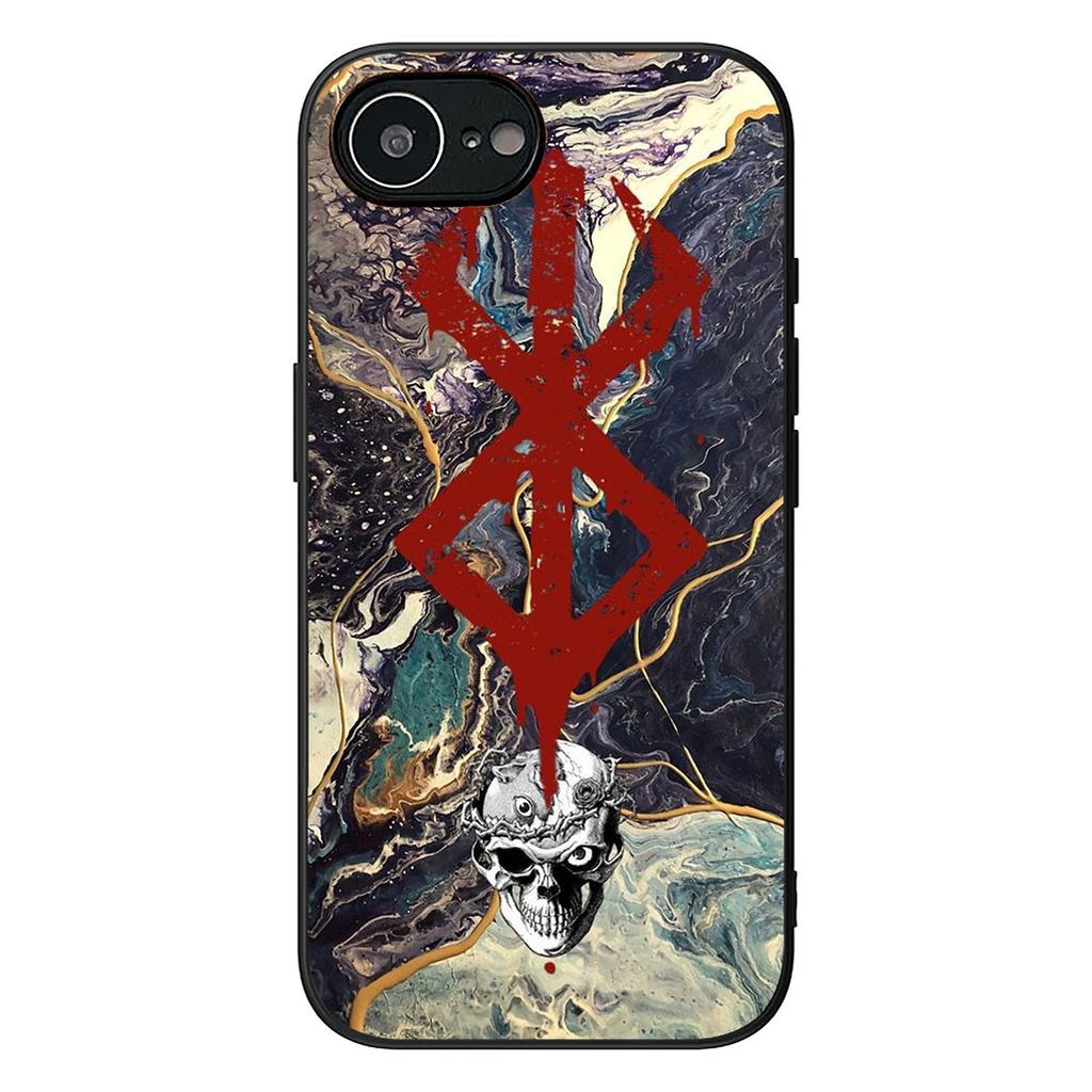 Защитный чехол Berserk Guts для Apple iPhone 16 17 Air 14 15 Pro Max Plus 16+ 16E 14+ ProMax