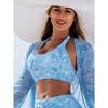 2025 New Stylish Bikini Three-Piece Set with Cover-Up